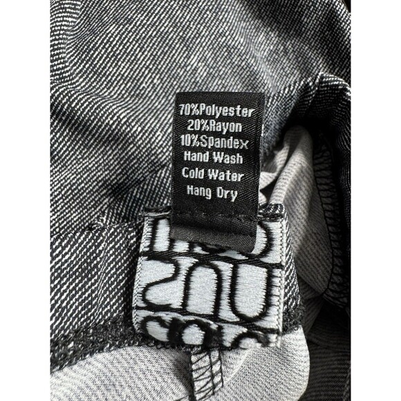 Clara SunWoo Ankle Pants Womens Small Heather Gray Pull On Leggings Stretch USA - Picture 5 of 9